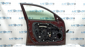 Kia Optima 16-20 front left door assembly, burgundy M2R, butt