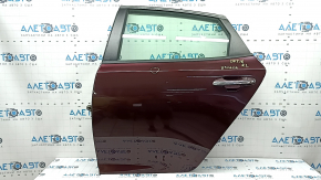 Kia Optima 16-20 burgundy M2R rear left door assembly, butt