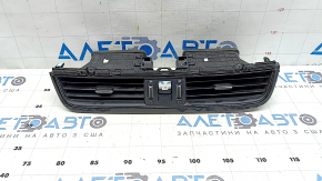 Kia Optima 16-20 Gloss Black Front Panel Air Deflector, Central