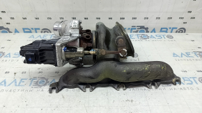 Turbocharger assembly with manifold for BMW 3 G20 19-25 2.0T, plug-in with 81kV actuator