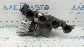 Turbocharger assembly with manifold for BMW 3 G20 19-25 2.0T, plug-in with 81kV actuator