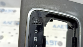 Kia Optima 16-20 center console cup holder trim, graphite, scratches