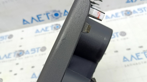 Kia Optima 16-20 center console cup holder trim, graphite, scratches
