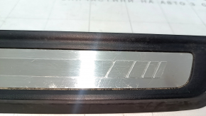 Front left outer door sill trim for BMW 3 G20 19-24, chrome, M lettering, scratches