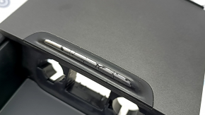 Kia Optima 16-20 center console pocket box, graphite, chrome finish