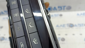 Kia Optima 16-18 manual climate control system with peeling chrome and scratches