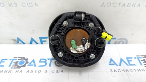 Airbag in the driver's steering wheel of a BMW 3 G20 19-24, black leather, M Sport, rusty squib, bumper