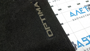 Set of floor mats for Kia Optima 16-18, black cloth, dry-cleanable