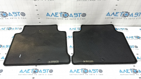 Set of floor mats for Kia Optima 16-18, black cloth, dry-cleanable