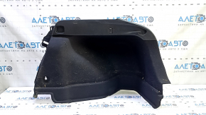 Right arch trim for Toyota Prius 50 16-19 under the spare tire, black, needs cleaning, dented, scratches