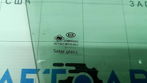 Rear right door glass for a Kia Optima 16-20
