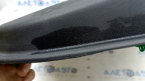 Rear right door panel for Kia Optima 16-18, black with beige leather insert, leather armrest, with graphite trim, with handle, scratches, worn