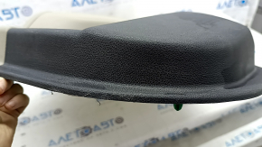 Rear right door panel for Kia Optima 16-18, black with beige leather insert, leather armrest, with graphite trim, with handle, scratches, worn