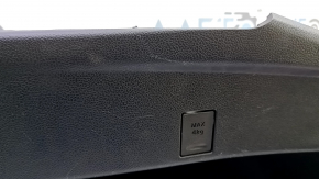 Right arch trim for Toyota Prius 50 16-19 under the spare tire, black, needs cleaning, dented, scratches