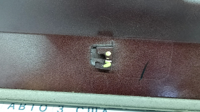 Kia Optima 16-20 trunk lid trim under the license plate, scratches, broken fasteners
