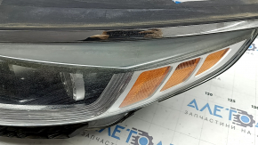 Left front headlight assembly for Kia Optima 16-18 USA pre-rest halogen with cover, polishable