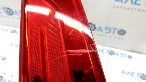 Kia Optima 16-20 right outer fender light without cover, cracks in glass and housing, scratches, broken guide