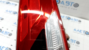 Kia Optima 16-20 right outer fender light without cover, cracks in glass and housing, scratches, broken guide