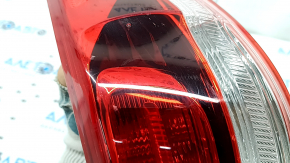 Kia Optima 16-20 right outer fender light without cover, cracks in glass and housing, scratches, broken guide