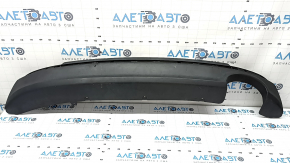 Kia Optima 16-18 pre-restored rear bumper lip with 1 pipe: structure, scratches, dents, crack in the mount