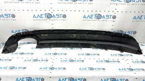 Kia Optima 16-18 pre-restored rear bumper lip with 1 pipe: structure, scratches, dents, crack in the mount