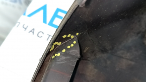 Kia Optima 16-18 pre-restored rear bumper lip with 1 pipe: structure, scratches, dents, crack in the mount