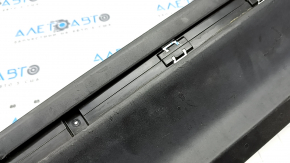 Kia Optima 16-18 pre-restored rear bumper lip with 1 pipe: structure, scratches, dents, crack in the mount