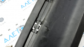 Kia Optima 16-18 pre-restored rear bumper lip with 1 pipe: structure, scratches, dents, crack in the mount