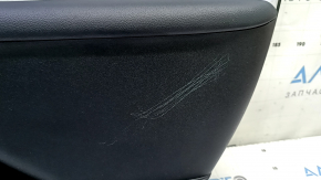 Door trim panel, front right, Toyota Prius 50 18-22, black with gray insert, with armrest, scratches