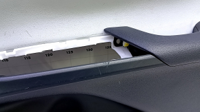 Door trim panel, front right, Toyota Prius 50 18-22, black with gray insert, with armrest, scratches