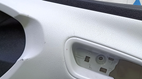 Door trim panel, front right, Toyota Prius 50 18-22, black with gray insert, with armrest, scratches