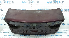 Kia Optima 16-20 trunk lid without spoiler, burgundy M2R, bumpers
