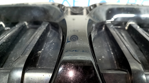 BMW 3 Series G20 19-22 radiator grille assembly with shutters, gloss black, without a chamber, sand, broken fasteners