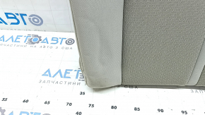 Left rear seat backrest, 2nd row, Kia Optima 2016-2018, beige fabric, without headrest, wrinkled, needs cleaning