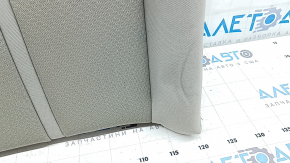 Left rear seat backrest, 2nd row, Kia Optima 2016-2018, beige fabric, without headrest, wrinkled, needs cleaning