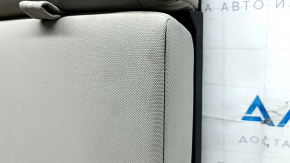 Right rear seat backrest, 2nd row, Kia Optima 2016-2018, beige fabric, without headrest, wrinkled, needs cleaning