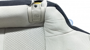 Rear seat cushion, 2nd row, Kia Optima 2016-2018, beige fabric, wrinkled, needs cleaning