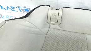 Rear seat cushion, 2nd row, Kia Optima 2016-2018, beige fabric, wrinkled, needs cleaning