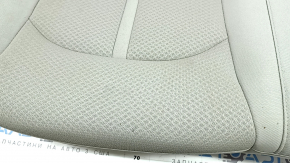 Rear seat cushion, 2nd row, Kia Optima 2016-2018, beige fabric, wrinkled, needs cleaning