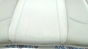 Rear seat cushion, 2nd row, Kia Optima 2016-2018, beige fabric, wrinkled, needs cleaning
