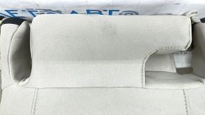 Rear seat cushion, 2nd row, Kia Optima 2016-2018, beige fabric, wrinkled, needs cleaning