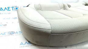 Rear seat cushion, 2nd row, Kia Optima 2016-2018, beige fabric, wrinkled, needs cleaning