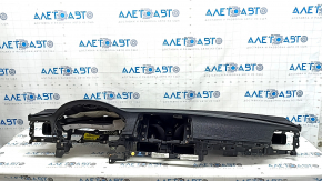 Kia Optima 16-20 black dashboard with airbag, ready for cleaning