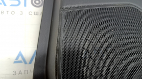 Door trim panel rear right Honda Clarity 18-21 USA black, leather insert, chrome molding, with handle, scratches, dented