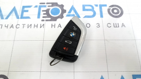 Smart BMW 3 G20 19-24 key, 4 buttons, M Sport, black tip, nicks, scratches