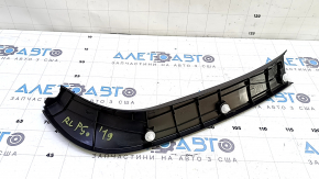 Left trunk door trim for Toyota Prius 50 16-22, black, under the curtain