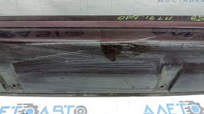 Left side sill for a Kia Optima 16-20, burgundy, scratches, broken mount, dent
