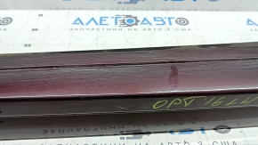 Left side sill for a Kia Optima 16-20, burgundy, scratches, broken mount, dent