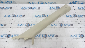 Right front pillar trim for Lexus NX200t NX300 NX300h 15-21 beige, dry-cleanable, broken mount