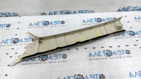 Right front pillar trim for Lexus NX200t NX300 NX300h 15-21 beige, dry-cleanable, broken mount